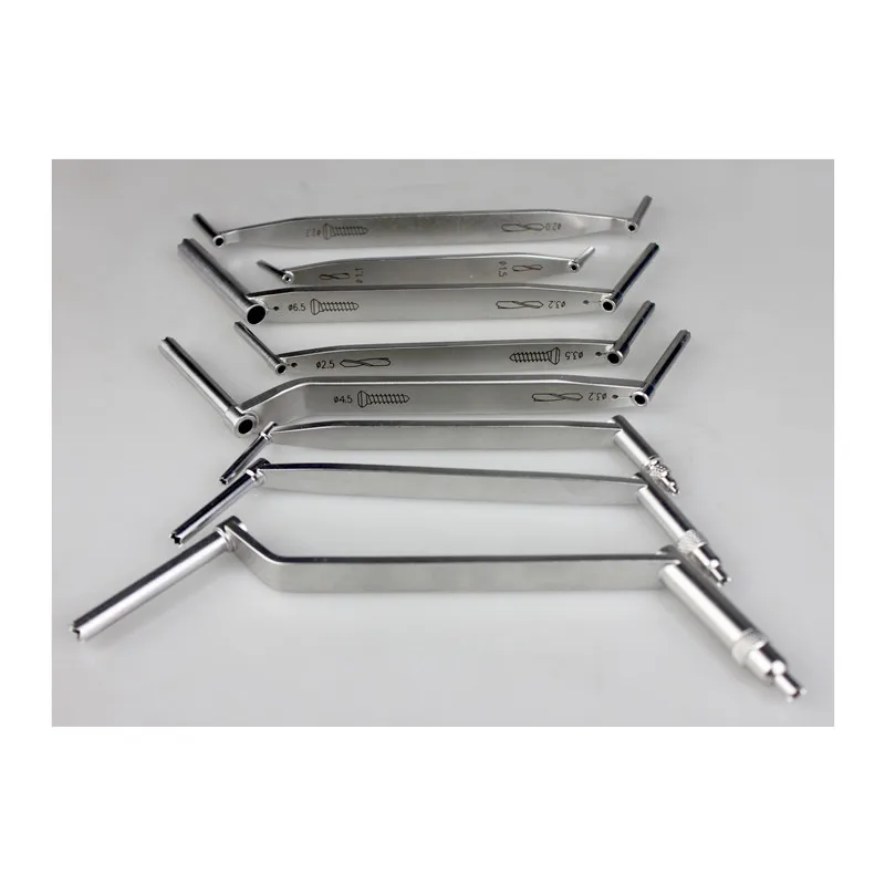 Orthopedic instrument medical Self centering position doub head compression drill bit guider bone screw tapper pressurize sleeve