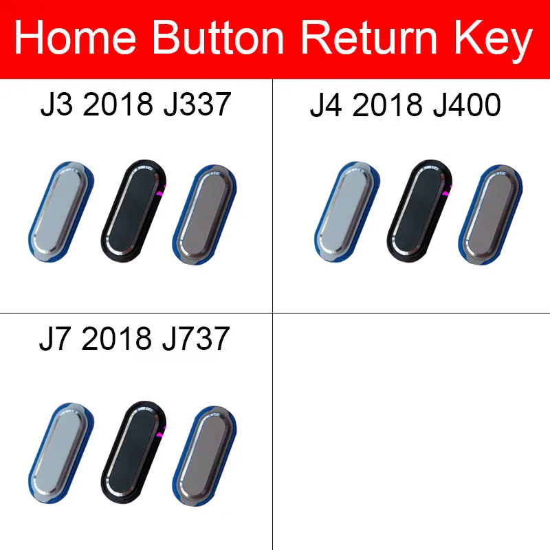 

Кнопка Домой для Samsung Galaxy J3 J4 J7 2018 J337 J400 J737 Кнопка распознавания отпечатков пальцев Кнопка гибкого кабеля ремонт