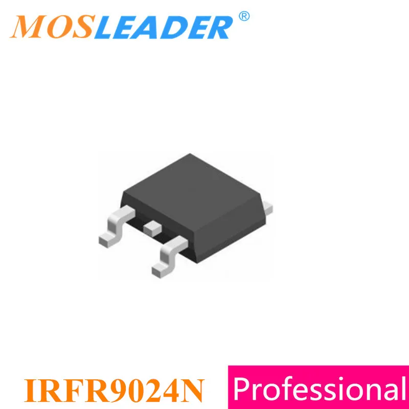 Mosleader TO252 IRFR9024N 2500PCS DPAK IRFR9024 IRFR9024NTRPBF IRFR9024NPBF P-Channel 55V 11A Made in China High quality