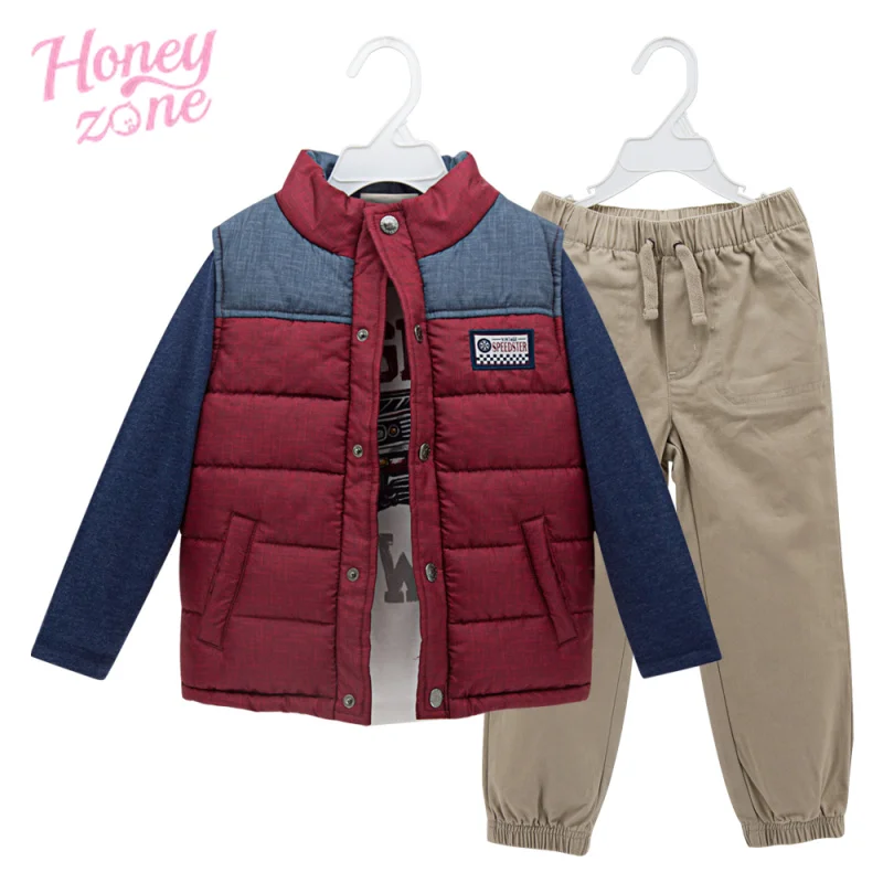 

Kids Boy Clothes Roupas Infantis Menino 3pcs/set Autumn Clothing Sets For Boys Children Boy Winter Clothes Christmas Gift