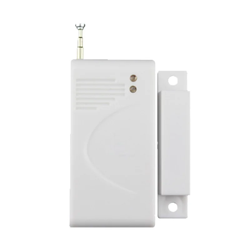 Sensor inalámbrico de puerta y ventana, Detector de alarma de madera de contacto magnético, Panel de alarma GSM para el hogar, 315MHz, código 2262