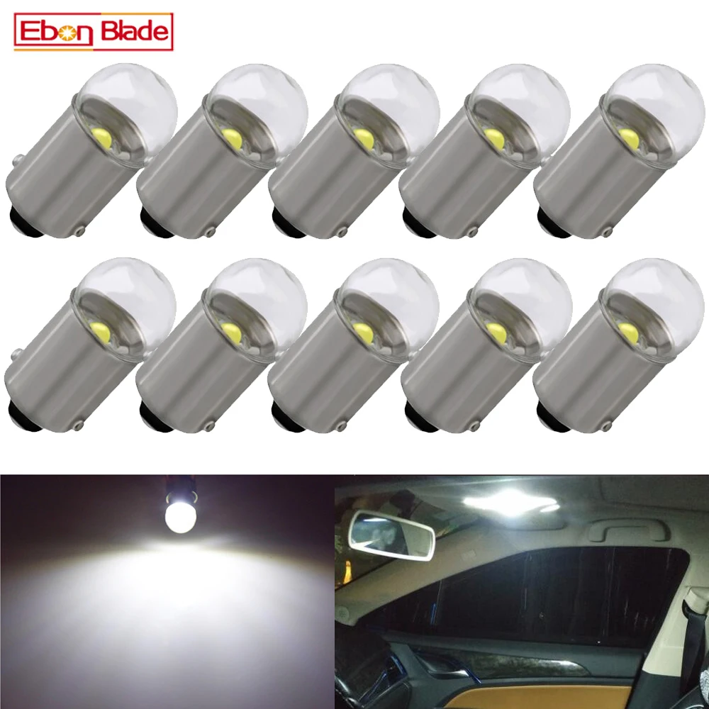 

10 шт. T11 BA9S 3030 1SMD Led T4W салона Купол Карта светильник номерной знак обратный Автомобильные стояночные огни лампы авто свет двери лампа белый 12V