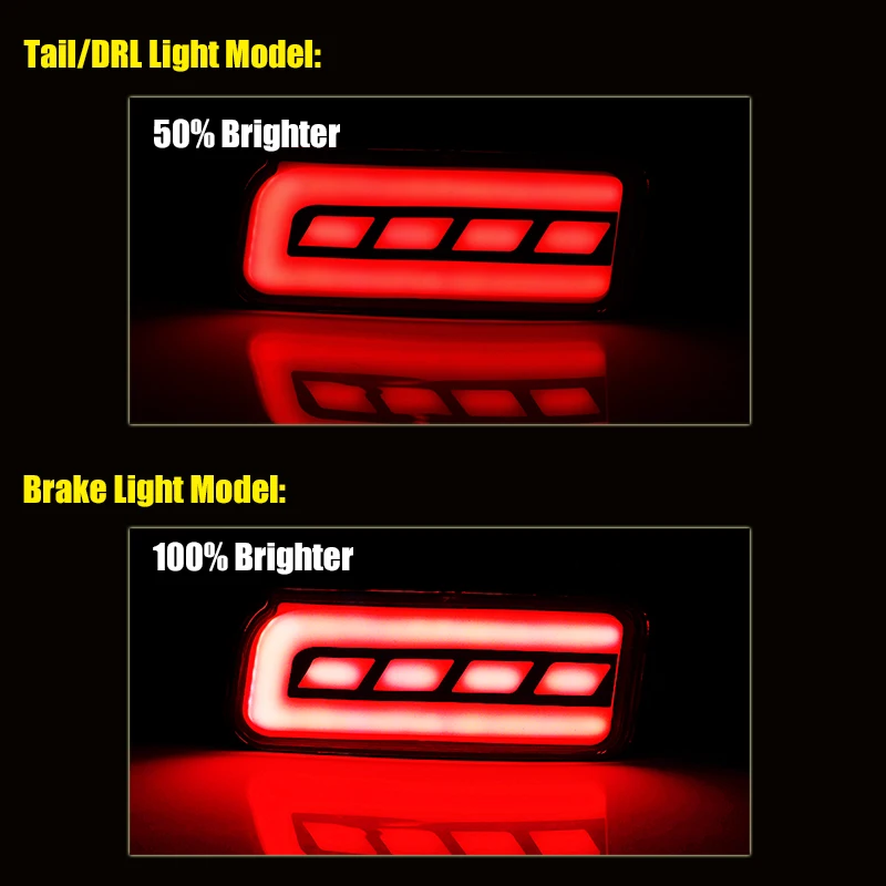 For Honda CR-V CRV 2015 2016 Car LED Rear Fog Lamp Bumper Light Brake Light Turn Signal Light Reflector lamp Car Flashing