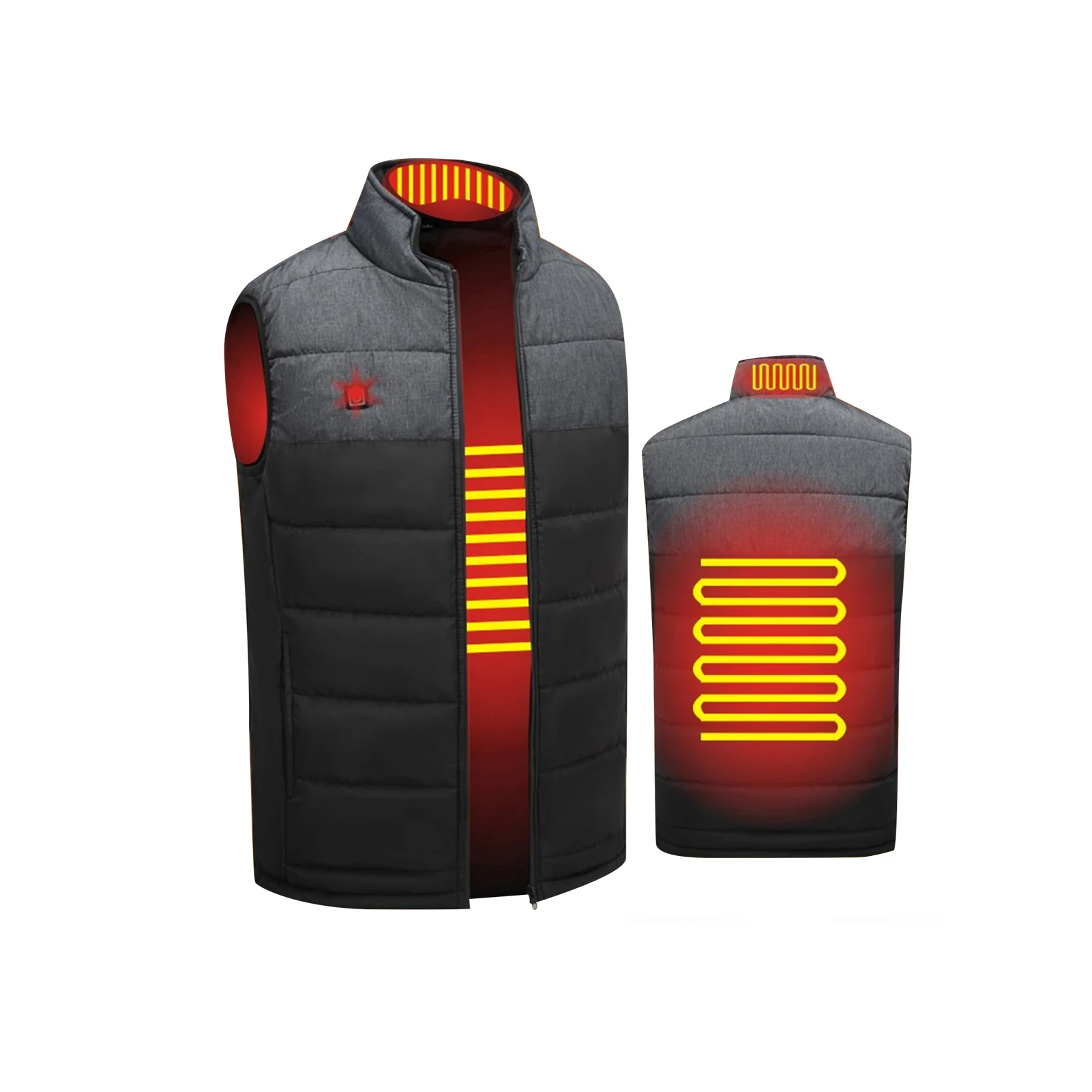 

Electric USB Heated Vest Winter Warm Vest Men Women Heating Coat Jacket for Motorcycle Travelling Skiing Hiking Camping Dropship