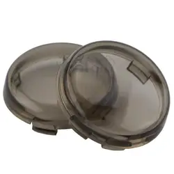 2pcs Motorcycle Turn Signal Indicator Lens Lights Cover For Harley Touring Road King Sportster 883 1200 Iron XL Softail Dyna