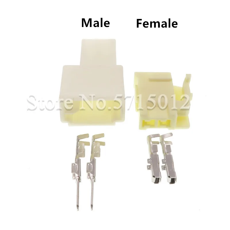 2 Hole 7283-1026 Female Male Auto Car Audio Speaker Wire Cable Sockets For Toyota