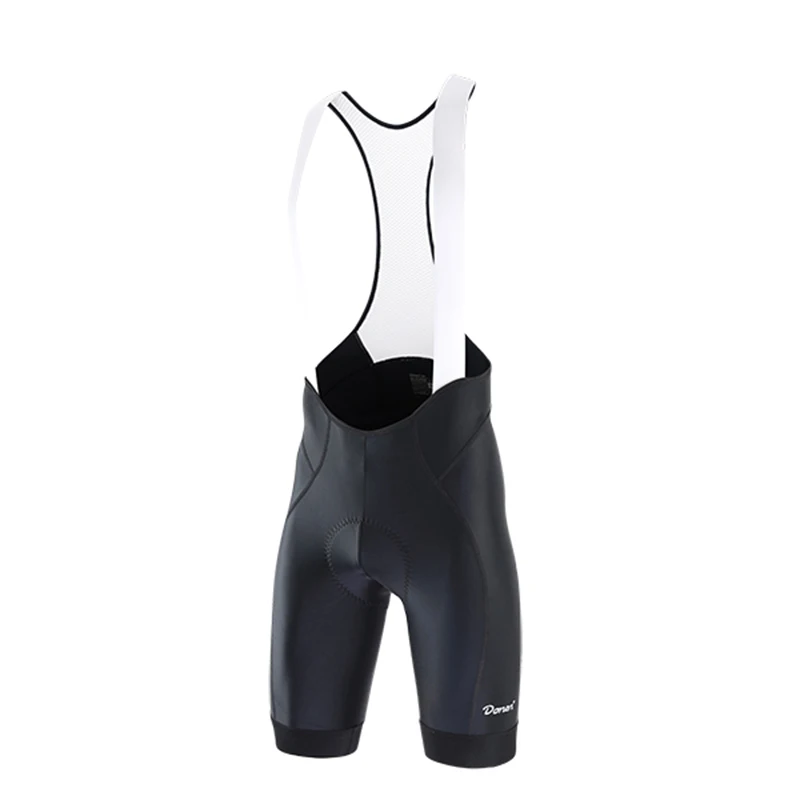 Donen Summer Men Cycling Bib Shorts With GEL Pad Breathable Fabric And Italian Anti-slip Power Band Bicycle Shorts