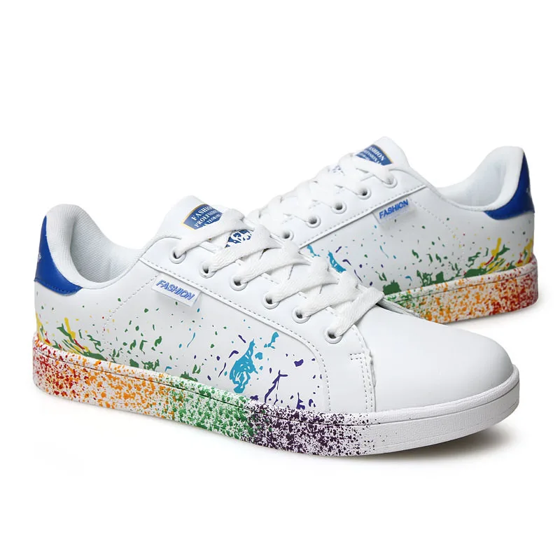 Plus Size 35-46 Men Skateboarding Shoes 2021 New Brand Sneakers Women Jogging Trainers Boys Guys Breathable Leather Sport Shoes