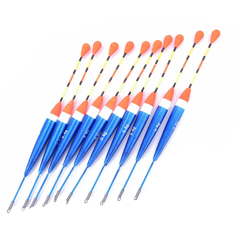 

10Pcs/Lot Promotion Fishing Floats Set Buoy Bobber Fishing Light Stick Floats Fluctuate float buoy For Fishing Accessories