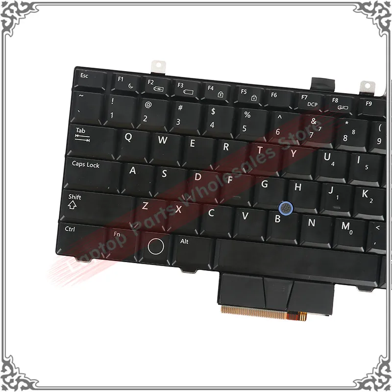 Original US keyboard For DELL E6400 E6410 E6500 M2400 M4500 PP27L M4400 Laptop keyboard With Backlit Pointing Stick