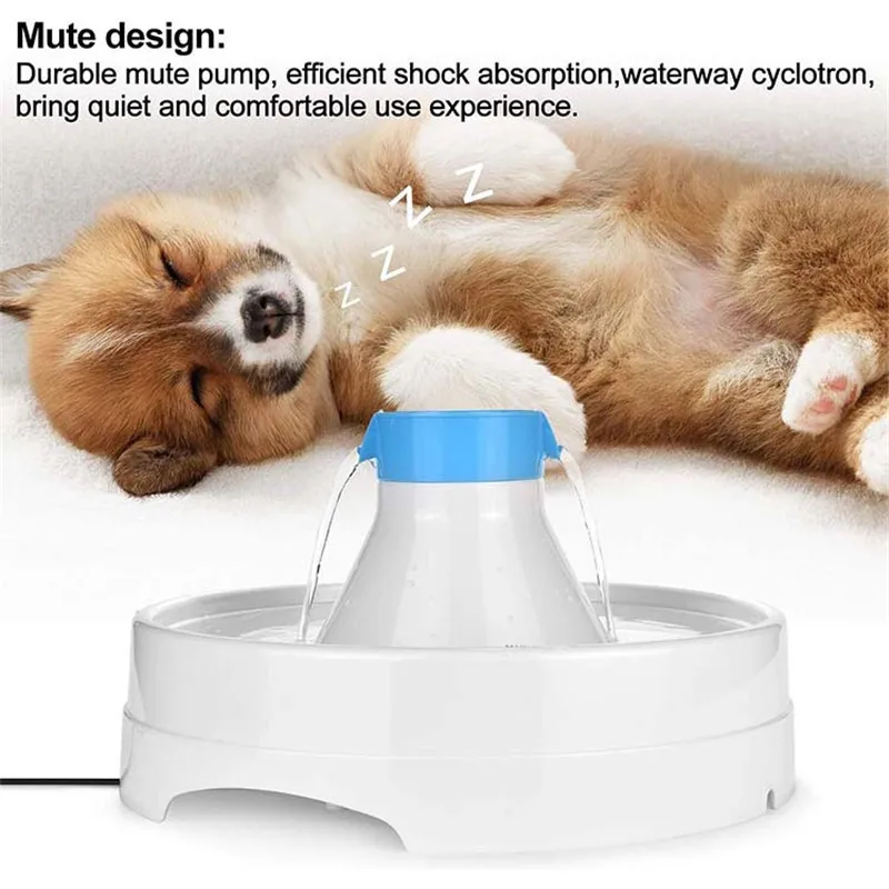 

Automatic Cat Water Fountain, Dog Drinking Bowl, Pet Feeder, Filters, Intelligent Sensor, Super Quiet, Kitten Supplies, 3L