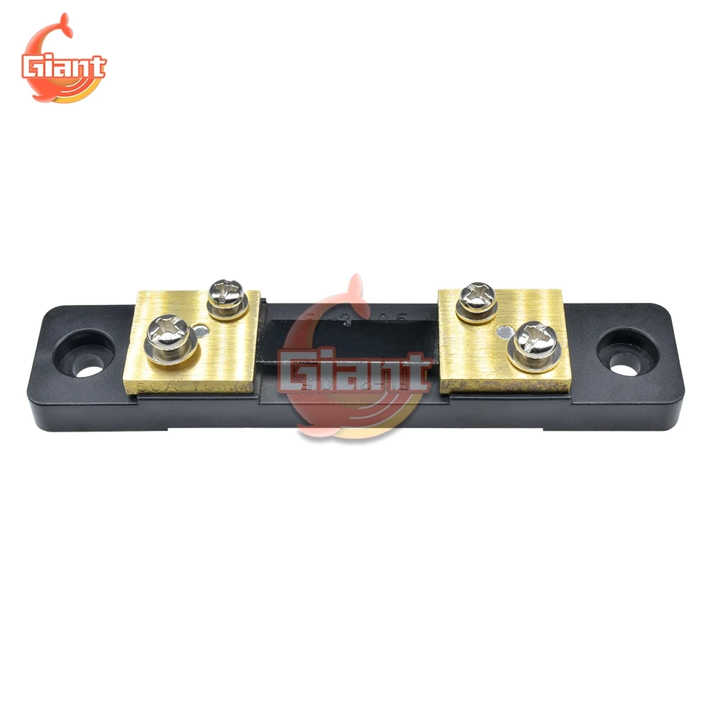 50A 75mV misuratore di corrente Shunt esterno resistenza Shunt per amperometro digitale Amp voltmetro Tester Tester wattmetro FL-2