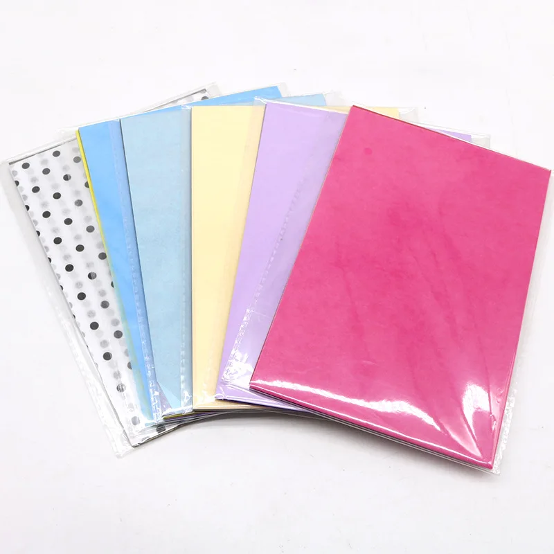 80/100 stücke A5/A4 Verpackung Papiere Multicolor Tissue Papier Geschenk Verpackung Papier Blumen Geschenk Verpackung Material für hause Hochzeit – Detail 3