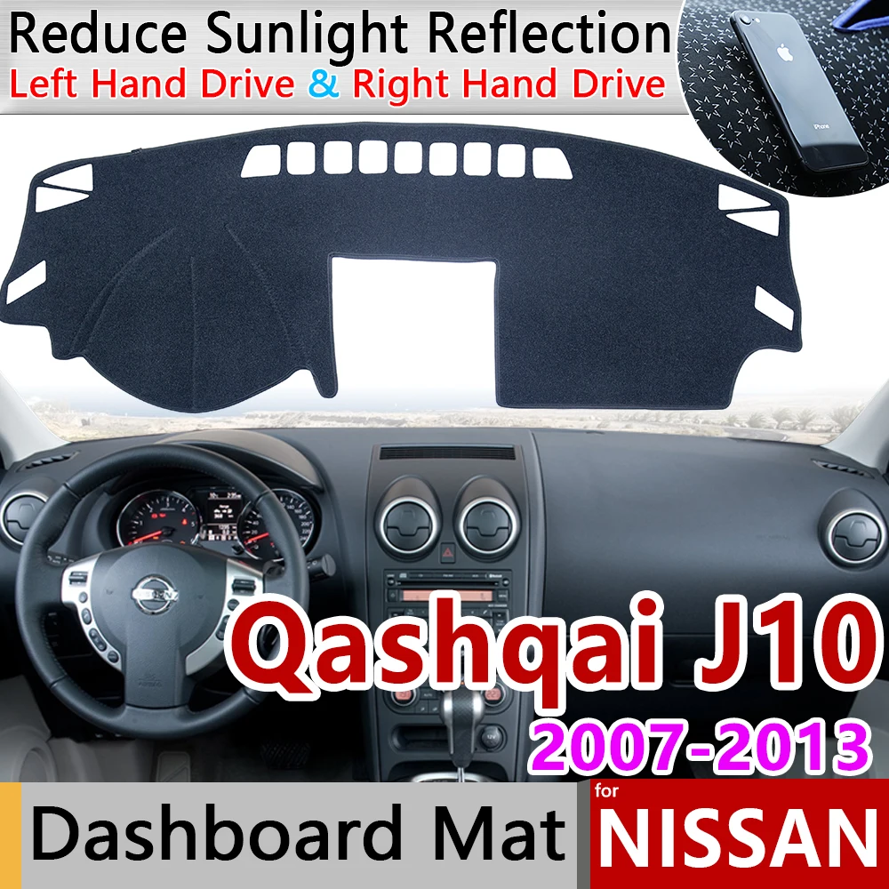 

for Nissan Qashqai J10 2007 2008 2009 2010 2011 2012 2013 Anti-Slip Mat Dashboard Cover Pad Sunshade Dashmat Carpet Accessories