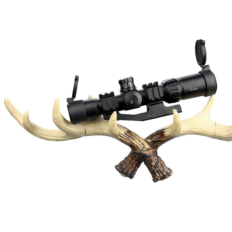 PPT New tactical scope 1.5-4x30 rifle scope Reticle W/E adjustable for shooting hunting HK1-0246 6