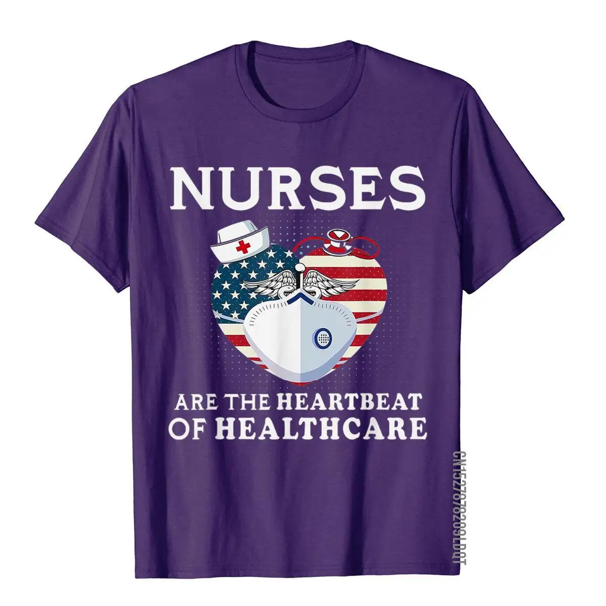 Funny Nurse Hearting Shirt For Women Girls Love Nursing Day T-Shirt Hip Hop T Shirt Retro Cotton Men T Shirt Family