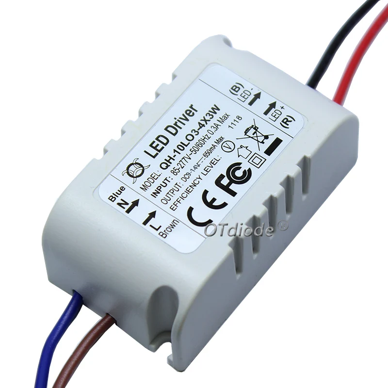 High PF Constant Current LED Driver 600mA 3W 10W 20W 30W 40W 50W 60W1-2x3w 6-10x3w 10-18x3w 18-30x3W Lamp Lighting Transformers