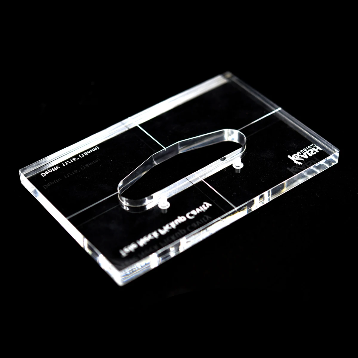 Dopro Acrylic Pickup Routing Template Pickup Templates for TL Guitar Body or Pickguard Rout