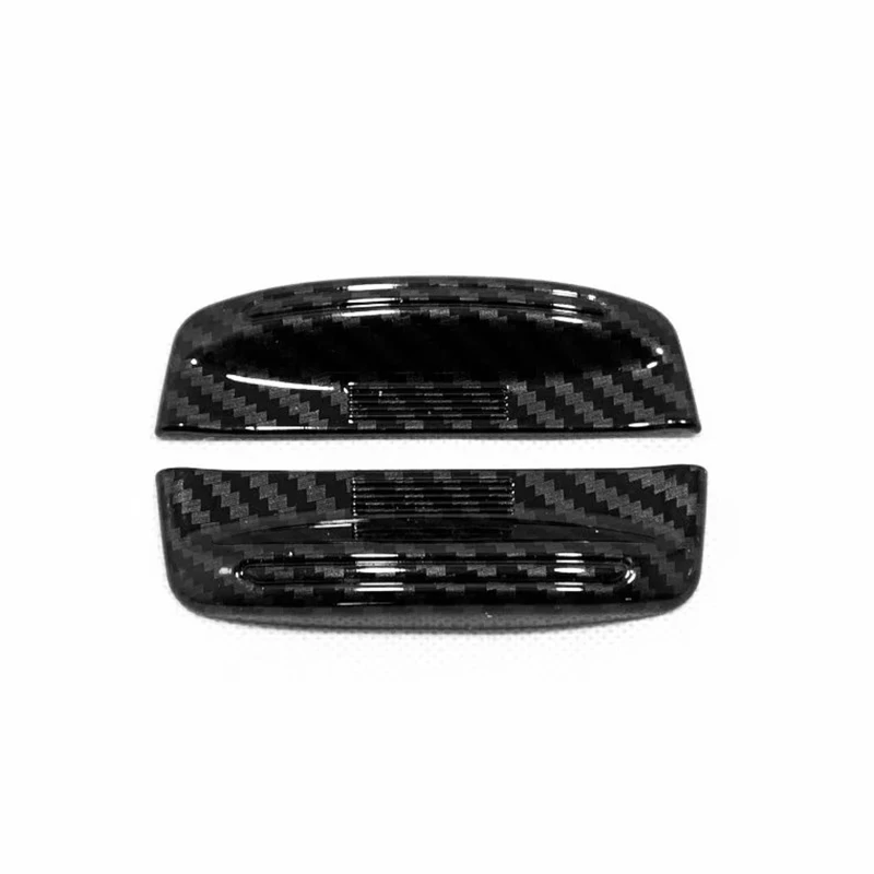 For Toyota Highlander Kluger 2014 2015 2016 2017 2018 2019 2020 ABS Carbon fiber style Armrest Box Switch Cover Trim
