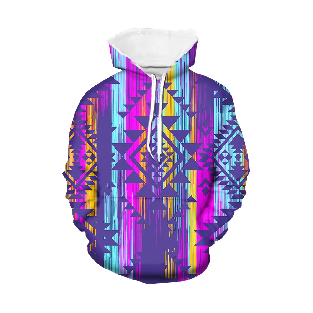 

Noisydesigns Sweatshirts Bright Colour Irregular Graffiti Winter Men's Printing Hooded Female 2021 Warm Hoodies