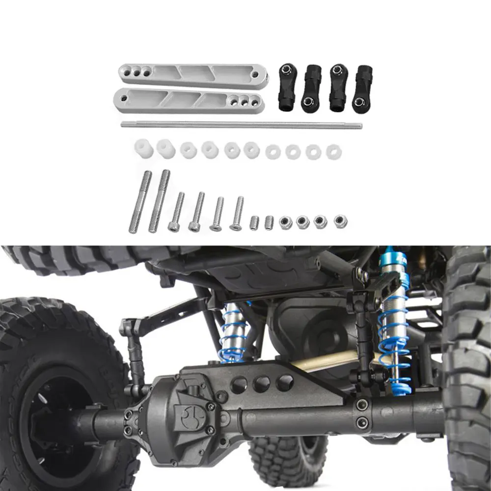 Metal Rear Sway Bar Set Linkage Kit for 1/10 RC Rock Racing Rig Axial RR10 Bomber 90048 90053 X31331 Upgrade Parts