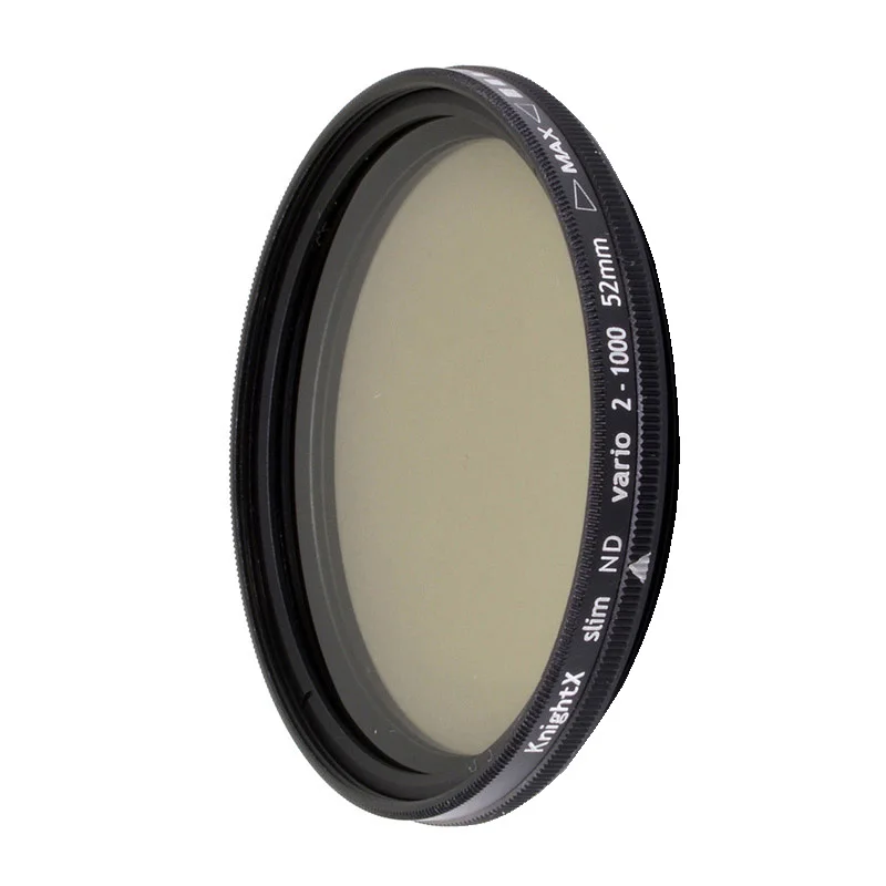 KnightX 52MM Camera filter macro phone lens photography nd2-1000 filter variable ND  for any smartphone mobile phone