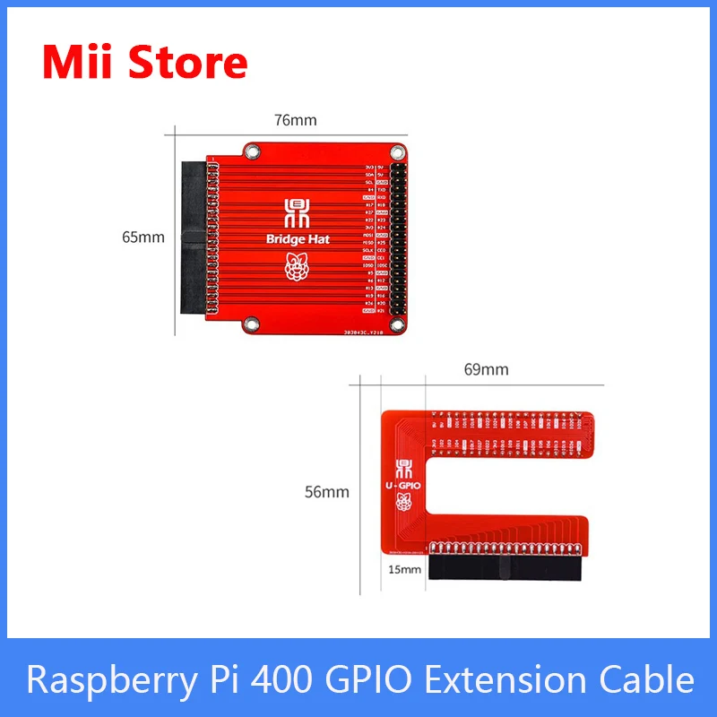 Scheda di espansione GPIO Raspberry Pi 400 linea di connessione GPIO scheda di espansione Breadboard a forma di U