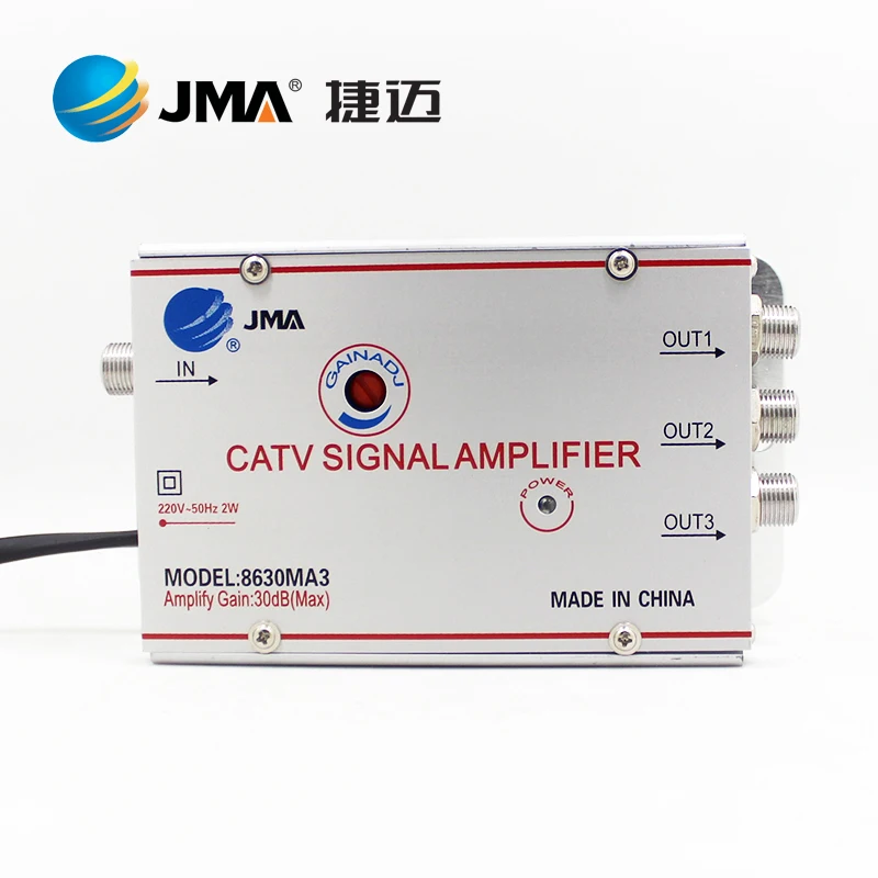 Home Cable TV Amplifier Analog Digital One - Two Analog Enhanced Ground Wave Signals CATV Signal Amplifier