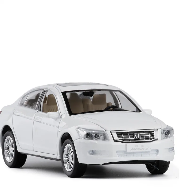 Gifts 1:32 Honda Accord 8 Alloy model,simulation die-casting sound and light collection model,children\'s toys,free shipping