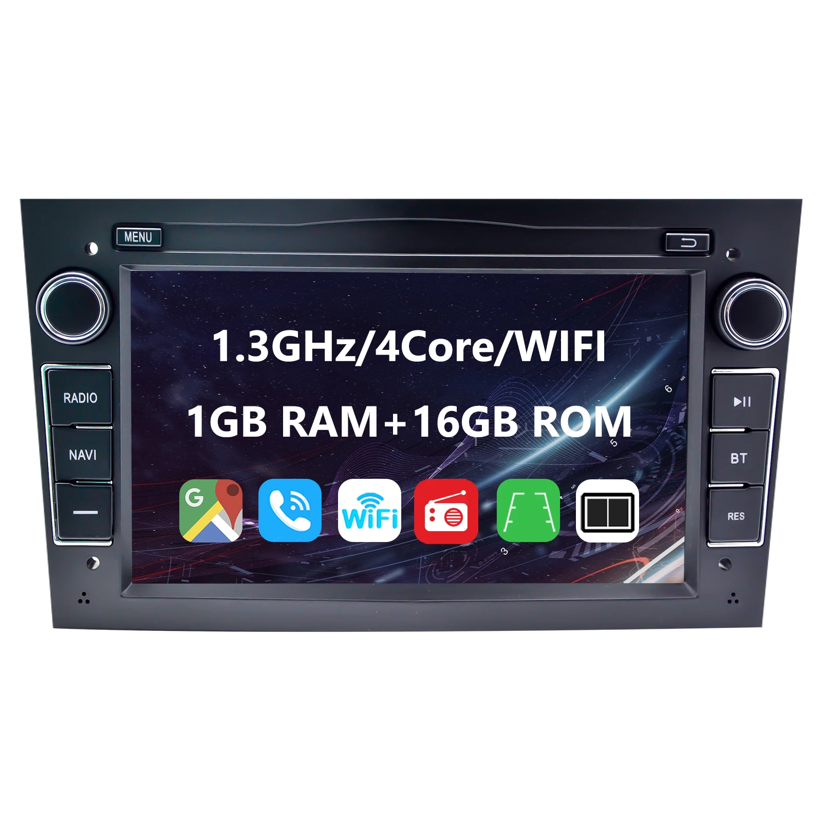 2 Din Android Car Radio For Opel Astra H J 2004 Vectra Vauxhall Antara Zafira Corsa C D Vivaro Meriva Veda GPS Multimedia Player