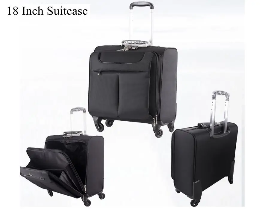 18 Inch Oxford Cabin Rolling Suitcase 16 Inch Spinner suitcase Men baggage travel trolley bags Business Travel bags with Wheels