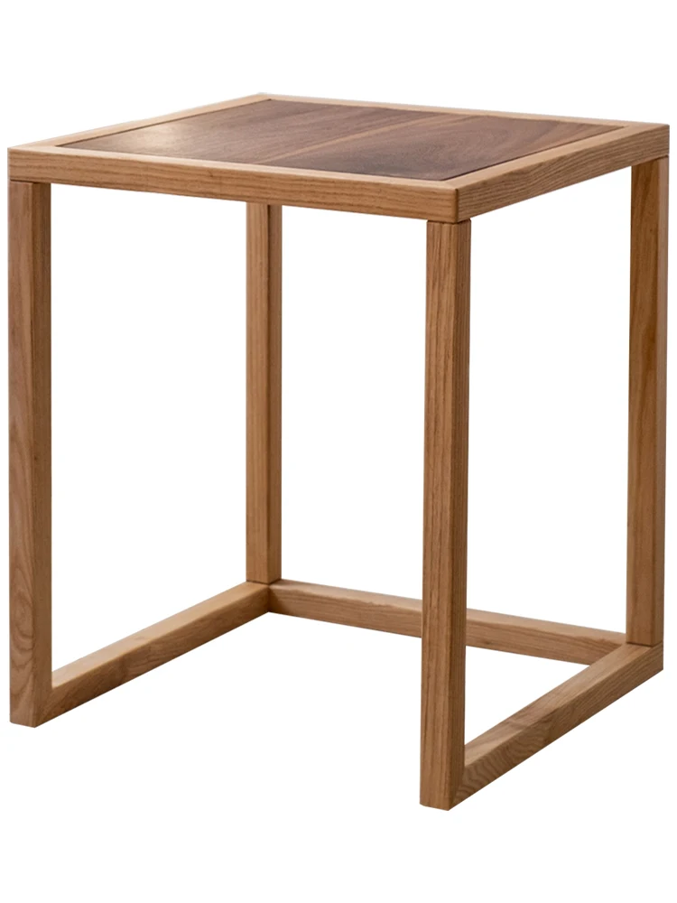 GY Ash Wood Side Table Living Room Sofa Corner Table Bedside Table Tea Table Balcony Rack Villa B & B