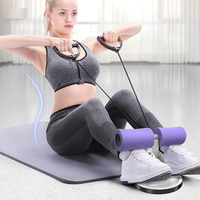 Fitness Sit Up Bar Assistant Adjustable Sit Up Stand Suction Abdominal Core Workout Portable Home Sit Ups Exercise Equipment