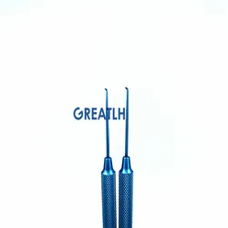 Ophthalmic Goniotomy Knife Blades Titanium Angled 23G 25G Veterinary Eye Tools