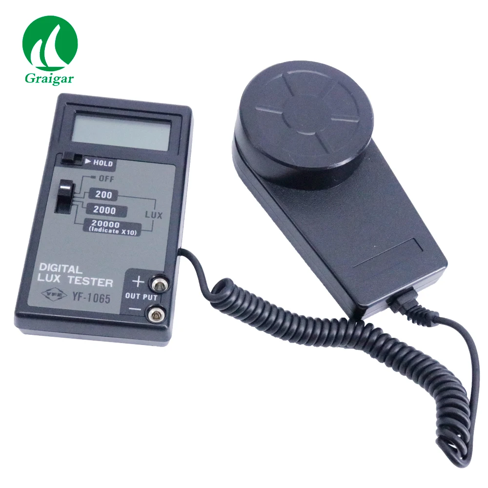 Standard TENMARS Yf1065 Digital Light Meter 99 Records Storage Length Lux Tester Luxmeter YF-1065