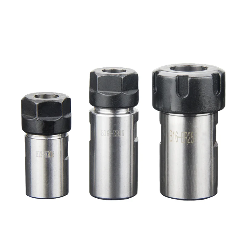 ER11 ER16 ER20 ER25 ER32 Collet Chuck Tool Holder  Straight shank,Tail B10 B12  B18 JT6 taper mechanical lathe milling machin