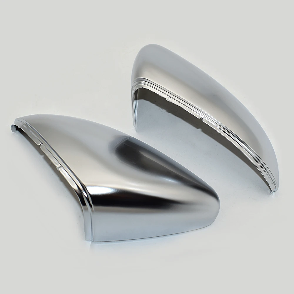 Rearview side wing mirror cover caps For VW Golf MK7 MK7.5 GTI 7 Golf 7 R Touran L Golf 7.5 matt silver 2 pieces 2012 2013 2019