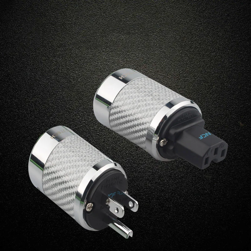 High end furutech FI-50 ncf nano cristal ue/eua power ródio chapeamento de alta fidelidade tomada de alimentação 15a 125v/10a 250v ac