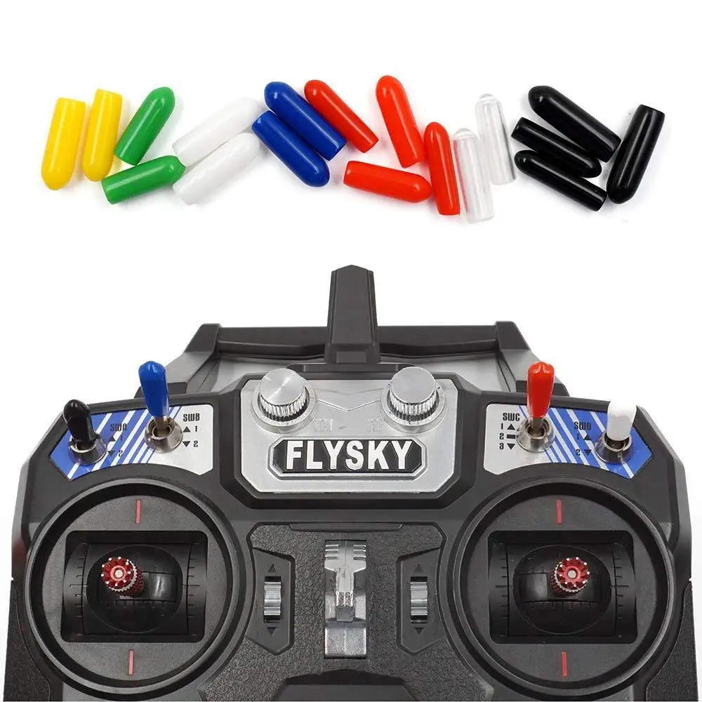 HOBBYMATE  5pcs/Lot Switch Rubber Cap Sheath Protect Cover For FrSky X9D QX7 Flysky Spektrum Transmitter Anti-Slipping In Stock