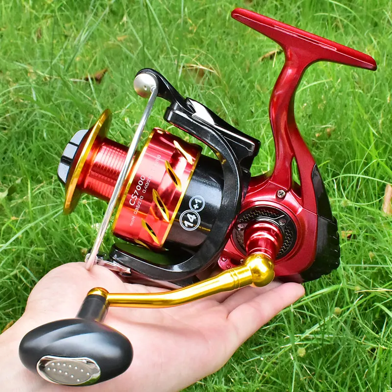 Spinning Fishing Reel All Reels Winder Metal Coil Everything Accessories Drag Max 15kg Sea Tackle Equipment Windlass Rod Carp