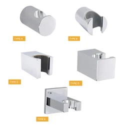 Supporto per soffione doccia a mano supporto per spruzzatore per doccia a parete staffa in ottone bagno sostituzione della doccia cromata