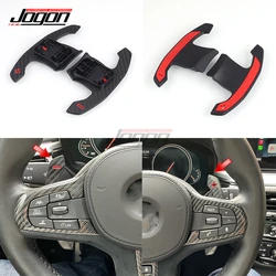 Liga e carbono paddle shifter para bmw 3 5 6 7 séries g20 g30 g32 g11 g01 g02 g05 g06 m5 f90 x3m x4m extensão do volante do carro