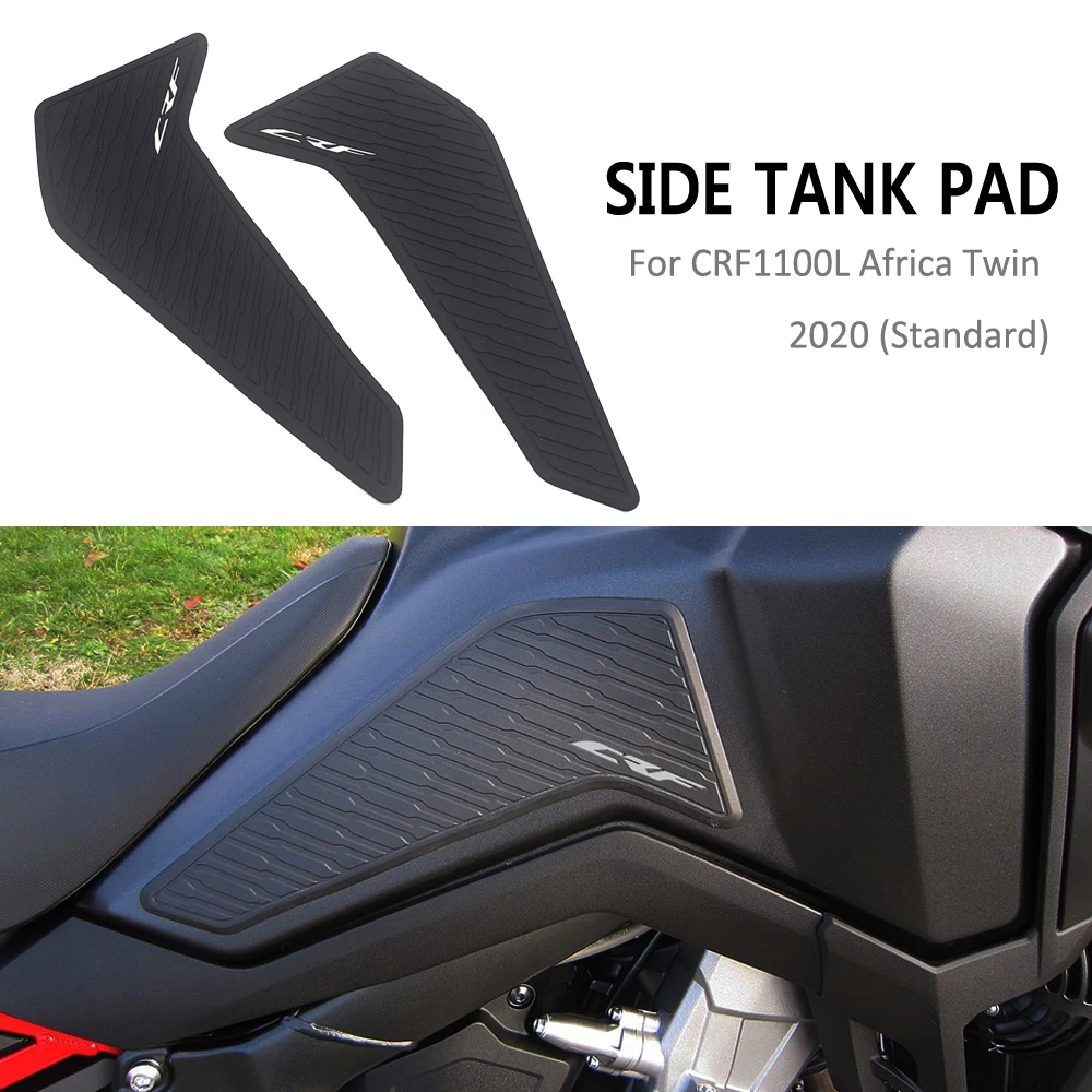 Motorcycle Non-Slip Side Fuel Tank Stickers For Honda CRF1100L CRF 1000 L 1100L Africa Twin 2020 Waterproof Pad Rubber Sticker