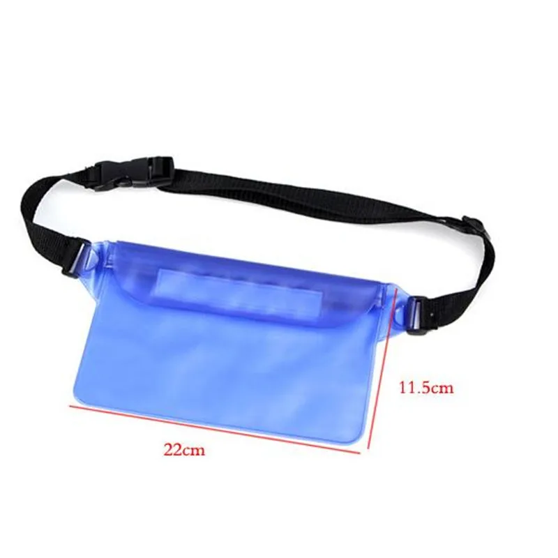 Waterproof Swimming Bag Ski Drift Diving Shoulder Waist Pack Bag Underwater Mobile Phone Bags Case Cover For Beach Boat Sports