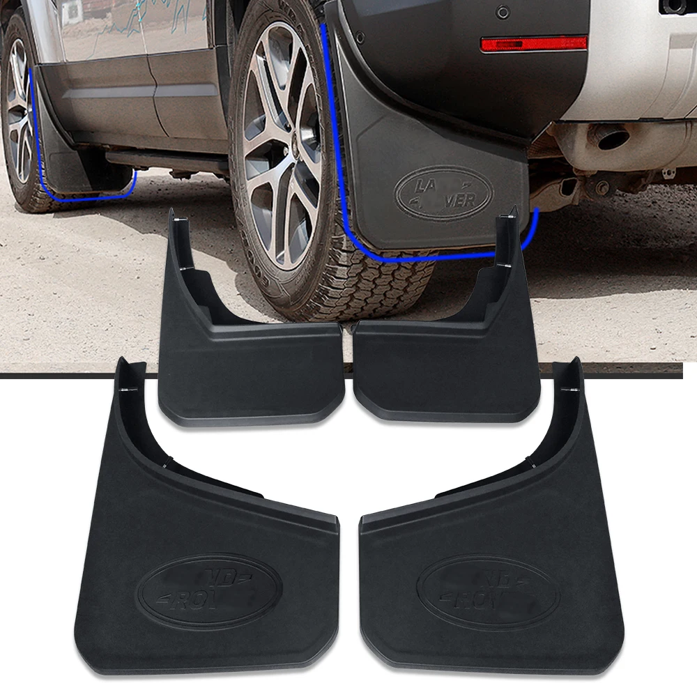 

Front Rear Mudguard Splash Guards Fender Mudflaps For 2020 Defender Car Mud Flaps car accessories