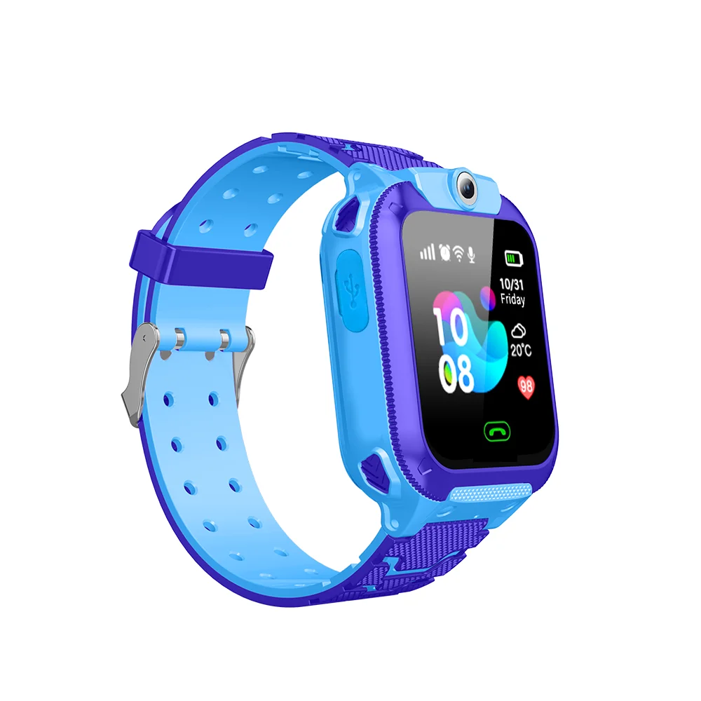 Reloj inteligente Popular para niños, dispositivo con cámara LBS SOS, linterna, Chat de voz, teléfono, Monitor remoto, Q12B