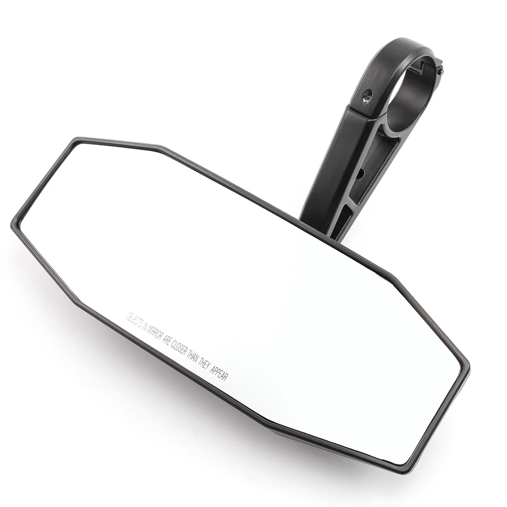 evomosa UTV Black Center Mirrors Rearview Mirror for Polaris RZR S 800 900 1000 XP Turbo GENERAL