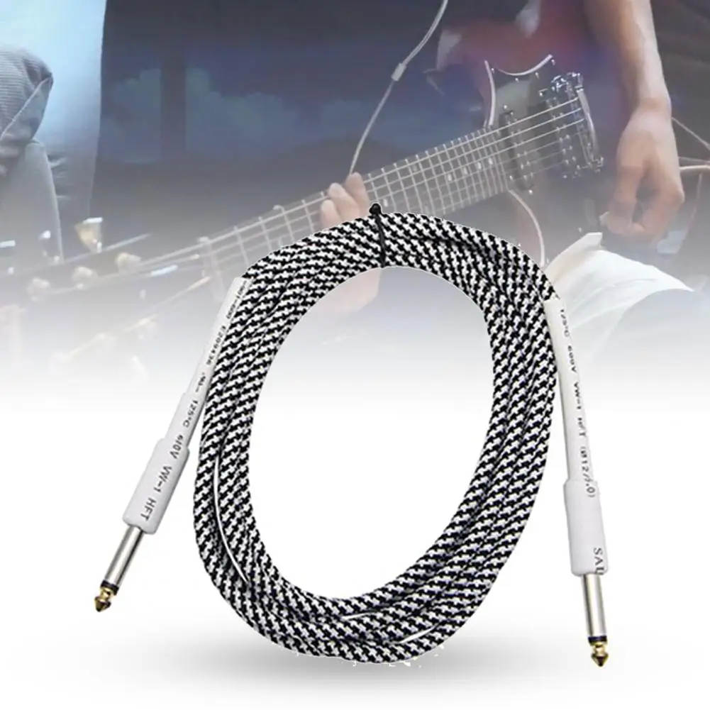 伝送ケーブル付きの安定した伝送,電気オーディオケーブル,オーディオボックスを接続するためのHi-Fi電気ギター