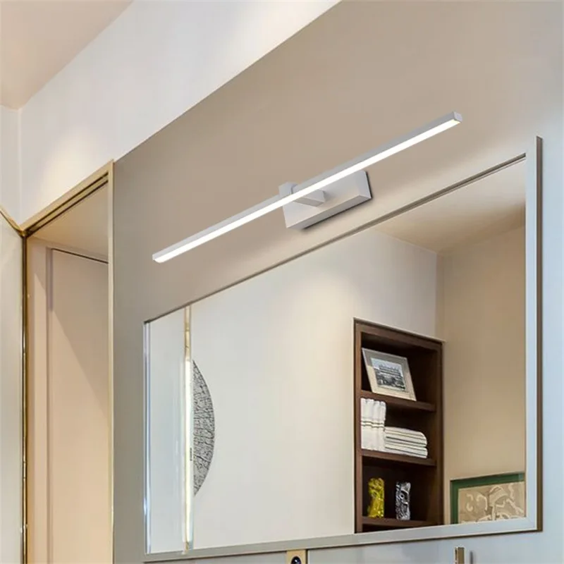 Nordic Modern LED Strip Wall Light waterproof and anti-fog mirror front/cabinet light bathroom Dressing Table makeup Lighting