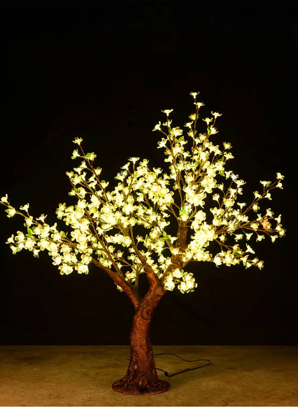 

5ft Tall Led Cherry Blossom Tree 7 Color RGB LED chrismas tree lamp With Remote Waterproof Garden Landscape Decoration lighting